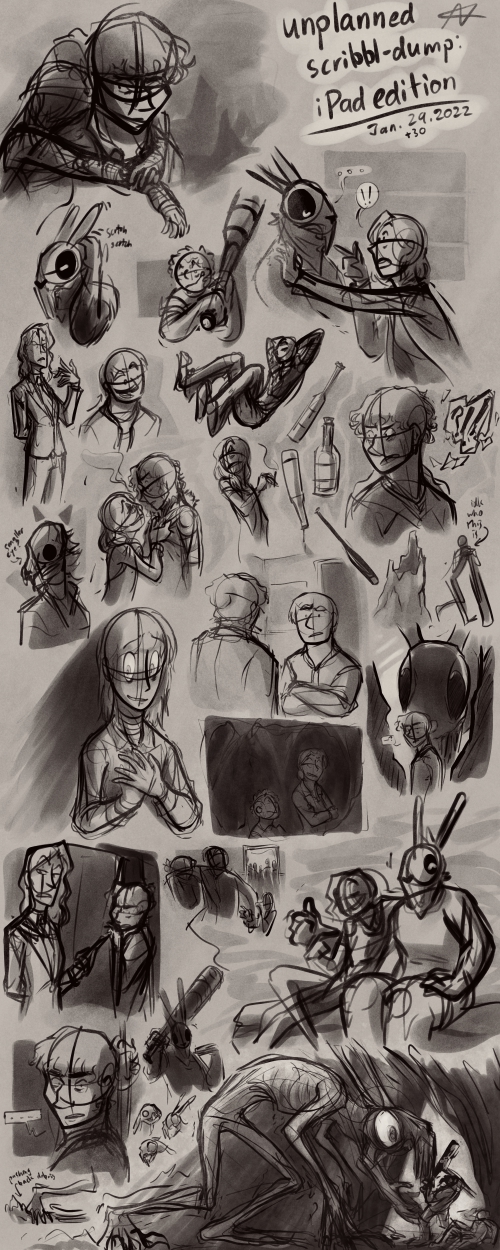 January sketchdump