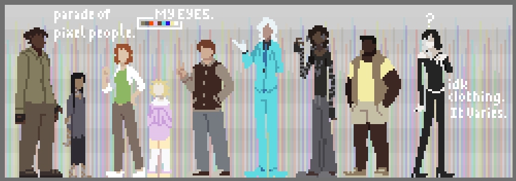 pixel people