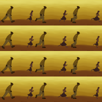 animated walk cycle